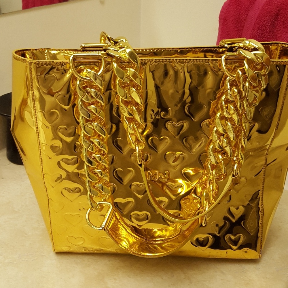 Marc Jacobs gold handbag